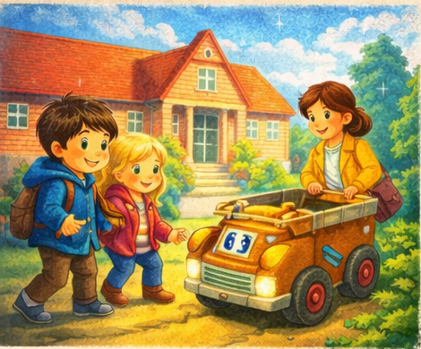 Toms großer Kindergarten-Tag