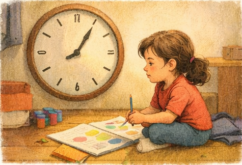 Lina und die Uhr mit den langsamen Zeigern