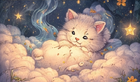 Die kleine Wolkenkatze