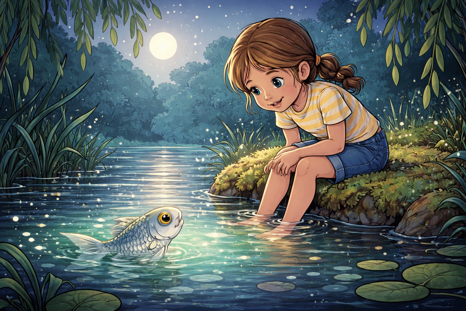 Mia und der Regenbogenfisch